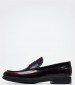 Men Moccasins A6487 Bordo Leather Boss shoes