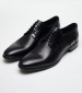 Men Shoes A7513 Black Leather Boss shoes