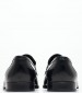 Men Moccasins A7517 Black Leather Boss shoes