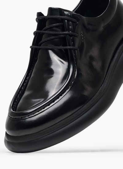 Men Shoes 13609 Black Leather S.Oliver