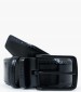 Men Belts AB004.Mt Black Leather Boss shoes