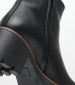 Women Boots AW7552 Black Leather Boss shoes