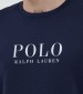 Men T-Shirts Fall.Crew DarkBlue Cotton Ralph Lauren