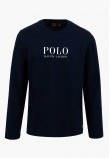 Ανδρικές Μπλούζες Ls.Crew.Top Σκούρο Μπλε Βαμβάκι Ralph Lauren