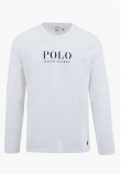 Ανδρικές Μπλούζες Ls.Crew.Top Άσπρο Βαμβάκι Ralph Lauren