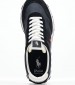 Men Casual Shoes Trail.125 Black Leather Ralph Lauren