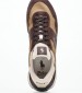 Men Casual Shoes Train89 Brown Leather Ralph Lauren