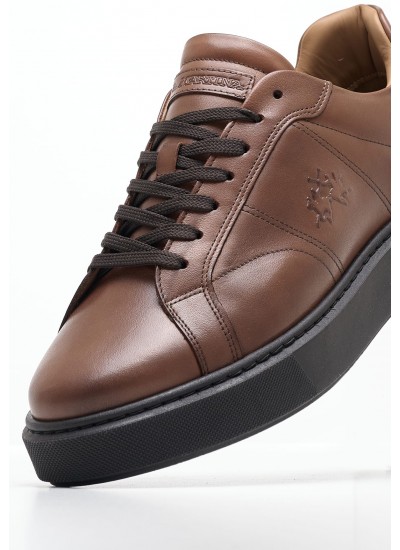 Men Casual Shoes 242001 Tabba Leather La Martina