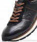 Men Casual Shoes 242071 Black Leather La Martina