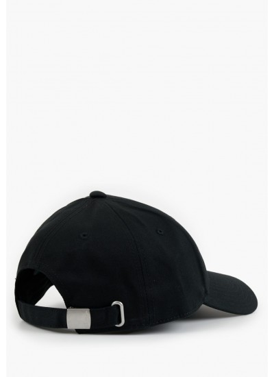 Men's Caps Jockey.Cp Black Cotton La Martina