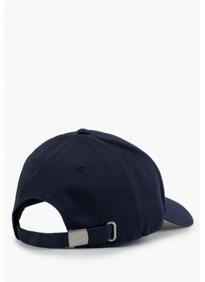 Men's Caps Jockey.Cp DarkBlue Cotton La Martina