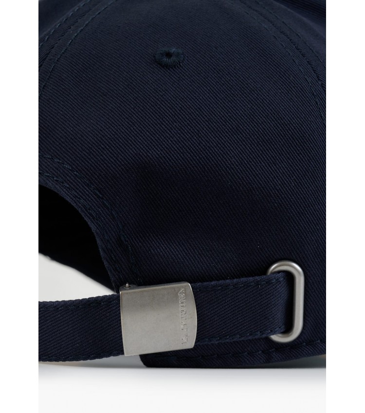 Men's Caps Jockey.Cp DarkBlue Cotton La Martina