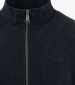 Men Jackets thin Zip.Sweatshirt Black Cotton La Martina