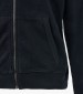 Men Jackets thin Zip.Sweatshirt Black Cotton La Martina