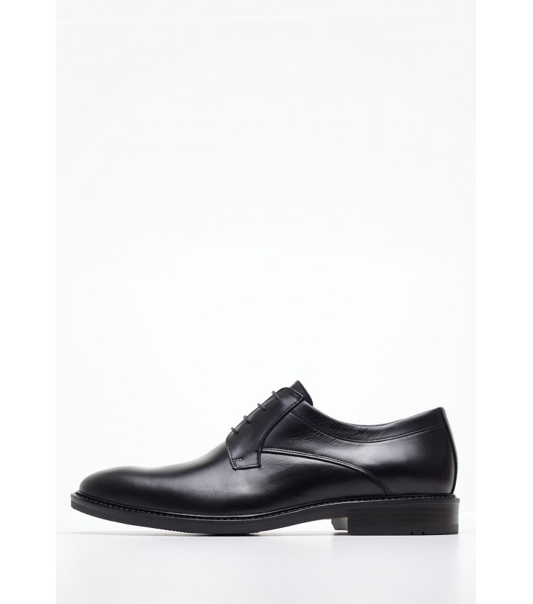 Men Shoes 4402 Black Leather Damiani