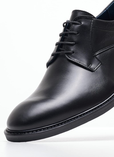 Men Shoes 13609 Black Leather S.Oliver