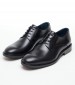 Men Shoes 4402 Black Leather Damiani