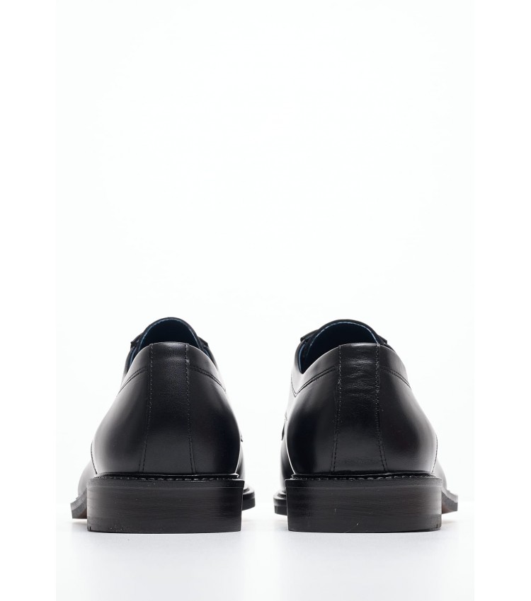 Men Shoes 4402 Black Leather Damiani