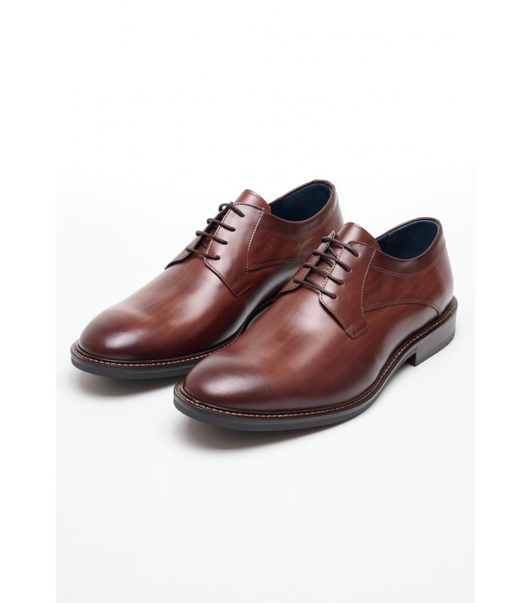 Men Shoes 4402 Brown Leather Damiani