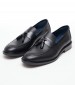 Men Moccasins 4404 Black Leather Damiani