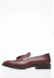 Men Moccasins 4404 Brown Leather Damiani