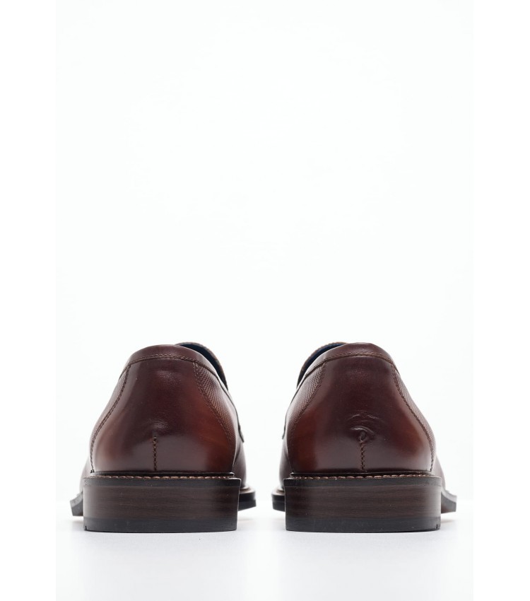 Men Moccasins 4404 Brown Leather Damiani