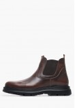 Men Boots 7502 Brown Leather Damiani