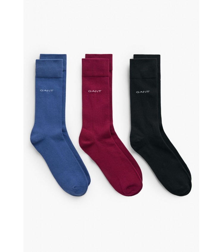 Ανδρικές Κάλτσες 3Pack.Softsocks Multi Βαμβάκι GANT