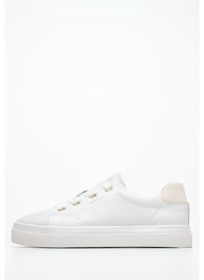 Women Casual Shoes Avona.M White Leather GANT