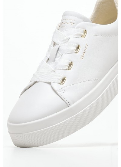 Women Casual Shoes Avona.M White Leather GANT