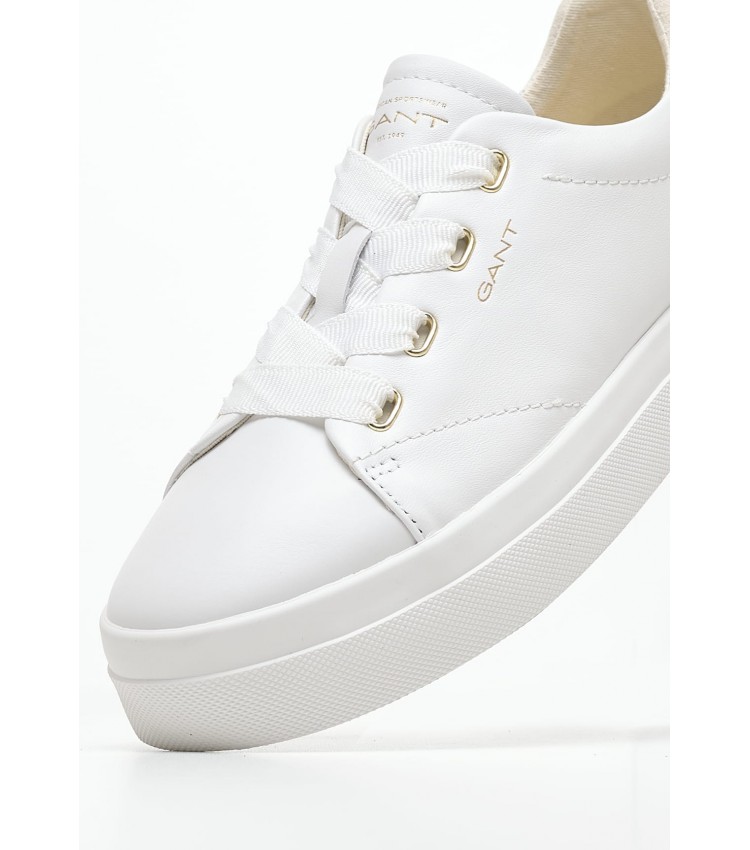 Women Casual Shoes Avona.M White Leather GANT