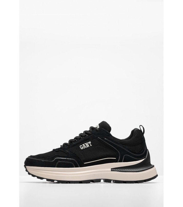 Men Casual Shoes Cazidy.Gnt Black Buckskin GANT