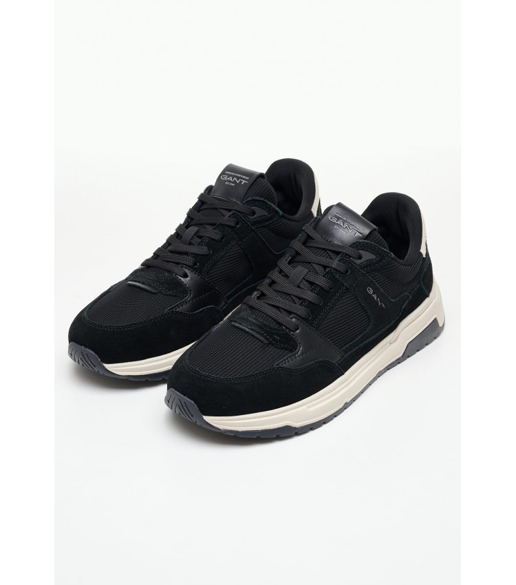 Men Casual Shoes Jeuton.S Black Buckskin GANT