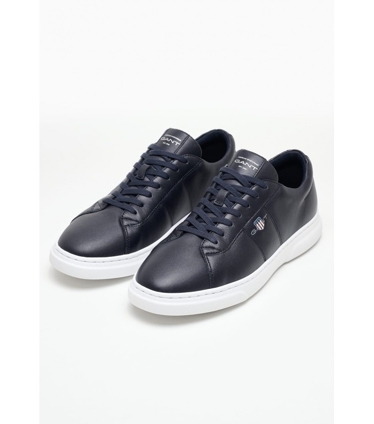 Men Casual Shoes Joree.S Blue Leather GANT