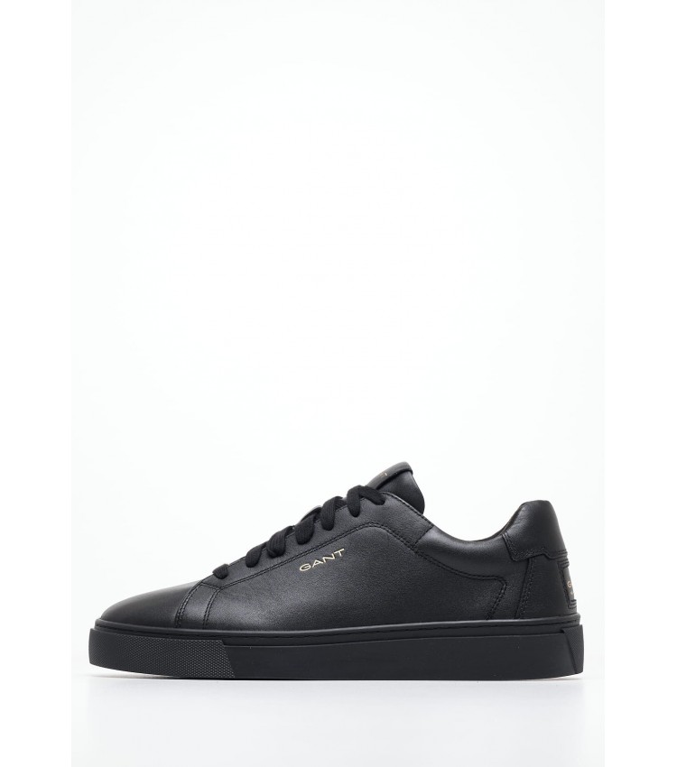 Men Casual Shoes Mc.Julien.S Black Leather GANT