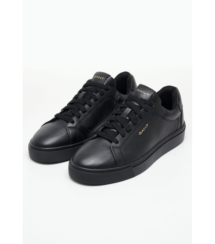 Men Casual Shoes Mc.Julien.S Black Leather GANT