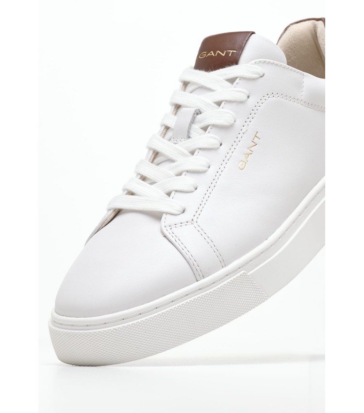 Men Casual Shoes Mc.Julien.S White Leather GANT