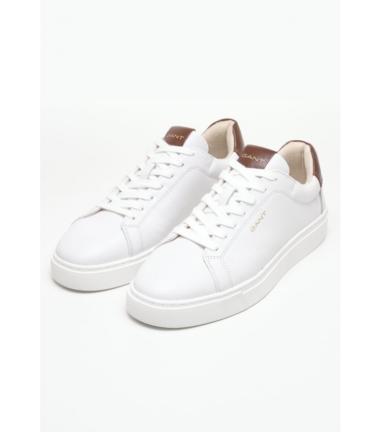 Men Casual Shoes Mc.Julien.S White Leather GANT