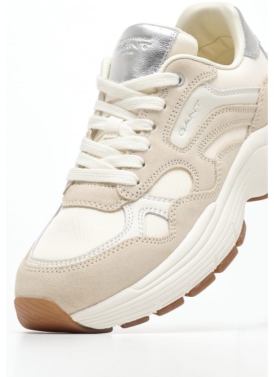 Women Casual Shoes Neuwill.N Beige Leather GANT