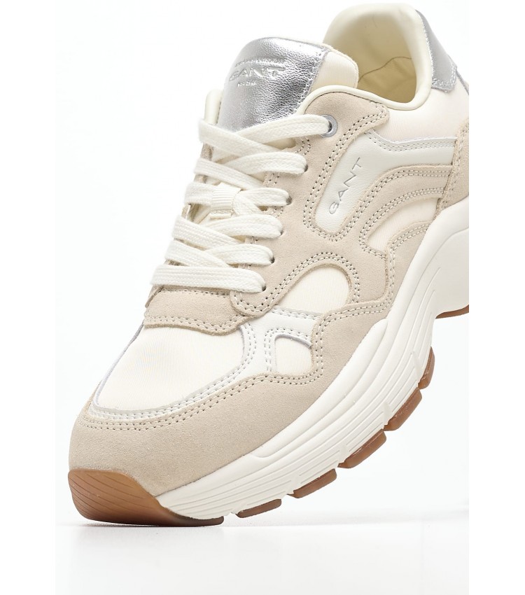 Women Casual Shoes Neuwill.N Beige Leather GANT