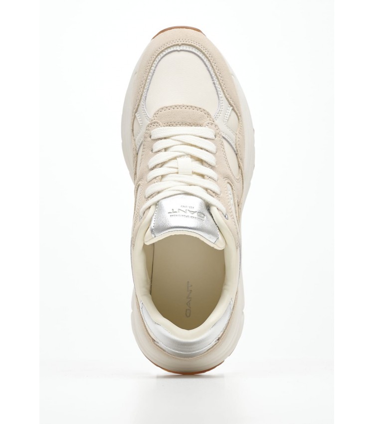 Women Casual Shoes Neuwill.N Beige Leather GANT