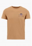 Women T-Shirts - Tops Reg.Archive Beige Cotton GANT