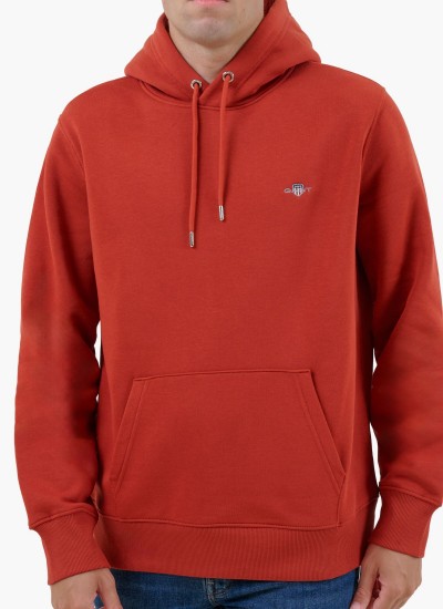 Ανδρικά Φούτερ Tech.Hoodie Μαύρο Βαμβάκι Guess