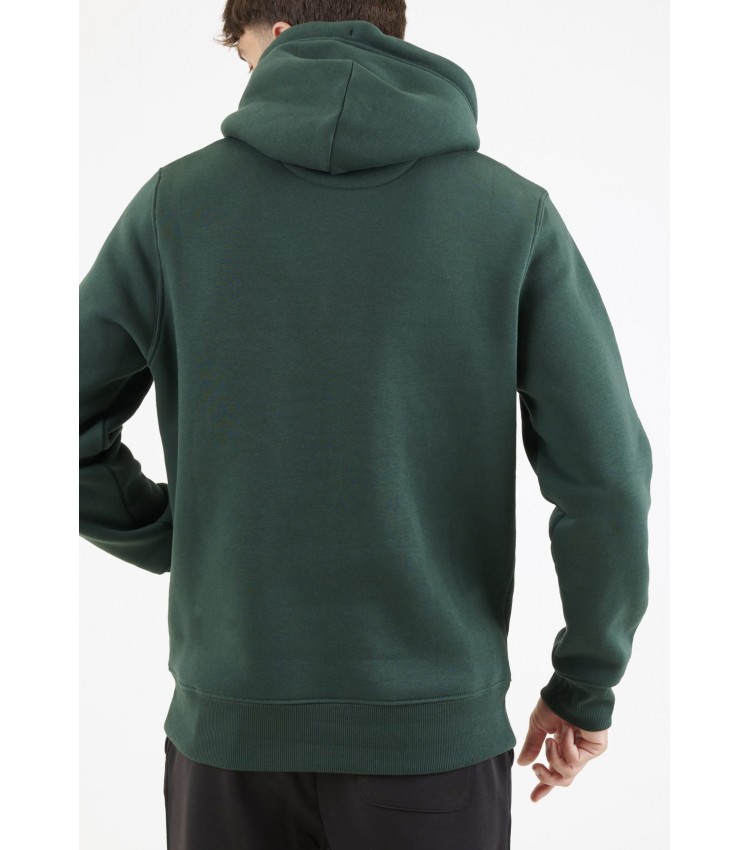 Men's Footer Sh.Hoodie Green Cotton GANT