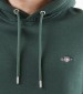 Men's Footer Sh.Hoodie Green Cotton GANT