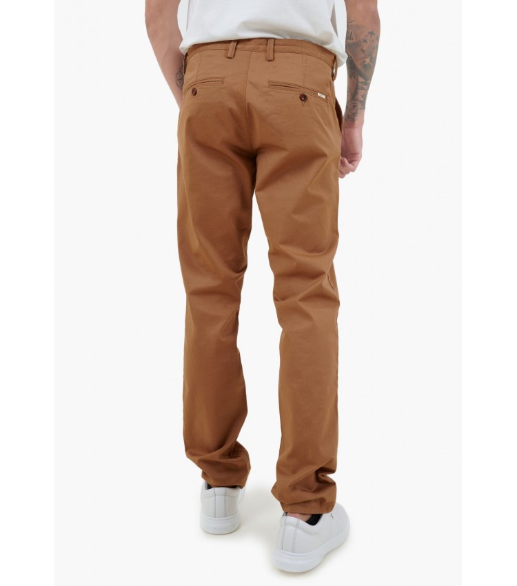 Men Pants Twill.Chino Brown Cotton GANT