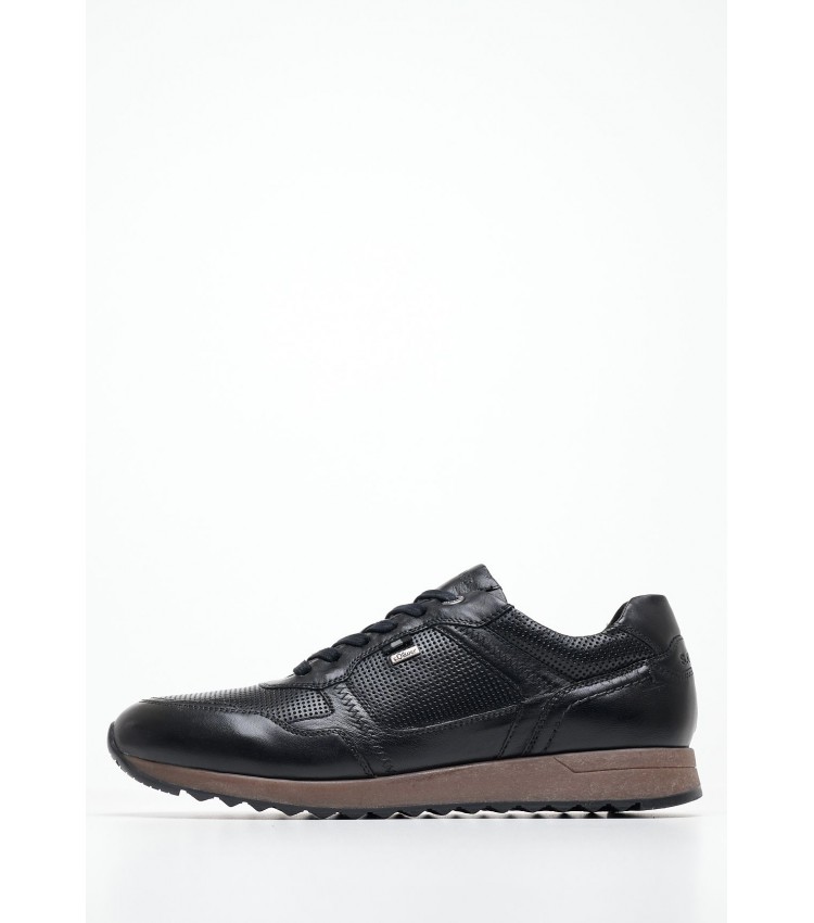 Men Casual Shoes 13636 Black Leather S.Oliver