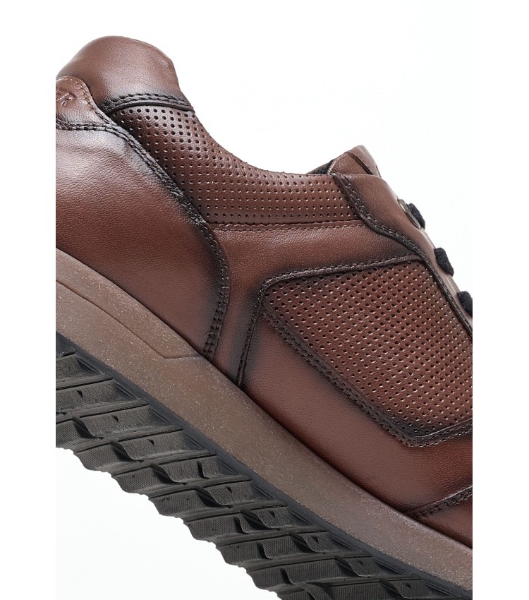 Men Casual Shoes 13636 Brown Leather S.Oliver