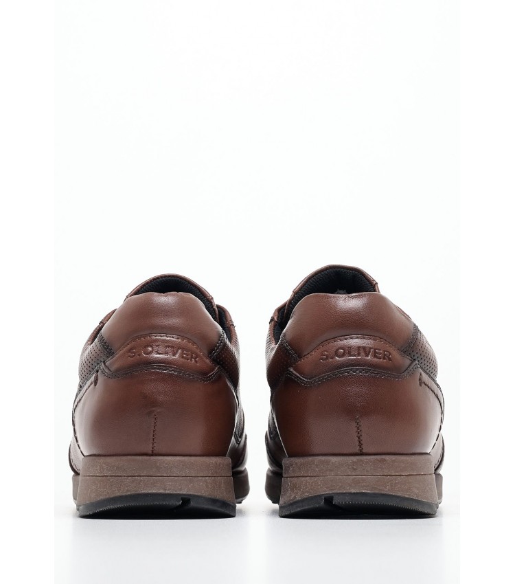 Men Casual Shoes 13636 Brown Leather S.Oliver