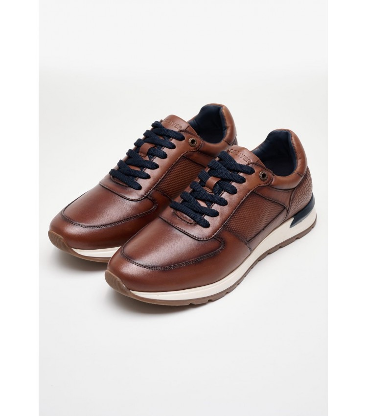 Men Casual Shoes 13650 Brown Leather S.Oliver